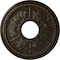 Ekena Millwork Tirana Medallion (Canopies up to 4 3/4"), 13 7/8"OD x 3 3/4"ID x 1 1/4"P, Stone Hearth Crackle CM13TISHC - alternate 1